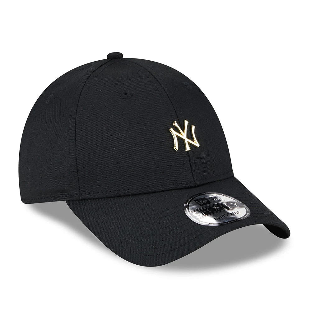 New Era 9FORTY New York Yankees Baseball Cap - MLB Pin - Black - Image 3