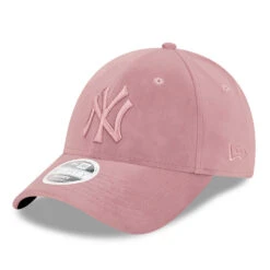 New Era Womens 9FORTY New York Yankees Baseball Cap - MLB Velour - Pink