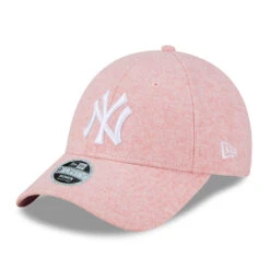 New Era Womens 9FORTY New York Yankees Baseball Cap - MLB Wool - Pink-White