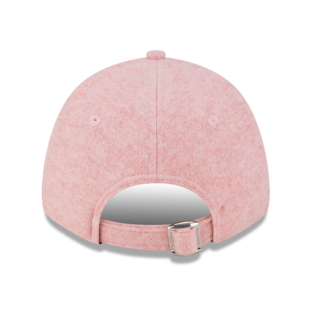 New Era Womens 9FORTY New York Yankees Baseball Cap - MLB Wool - Pink-White - Image 4