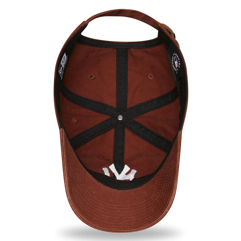 New Era 9TWENTY New York Yankees Baseball Cap - MLB League Essential - Bark-White - Image 5