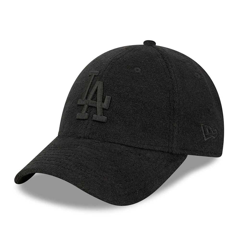 New Era 9FORTY L.A. Dodgers Baseball Cap - MLB Towelling - Black