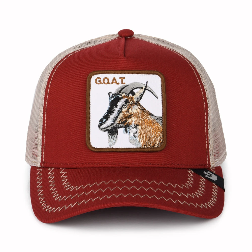 Goorin Bros. Goat Trucker Cap - Red - Image 2