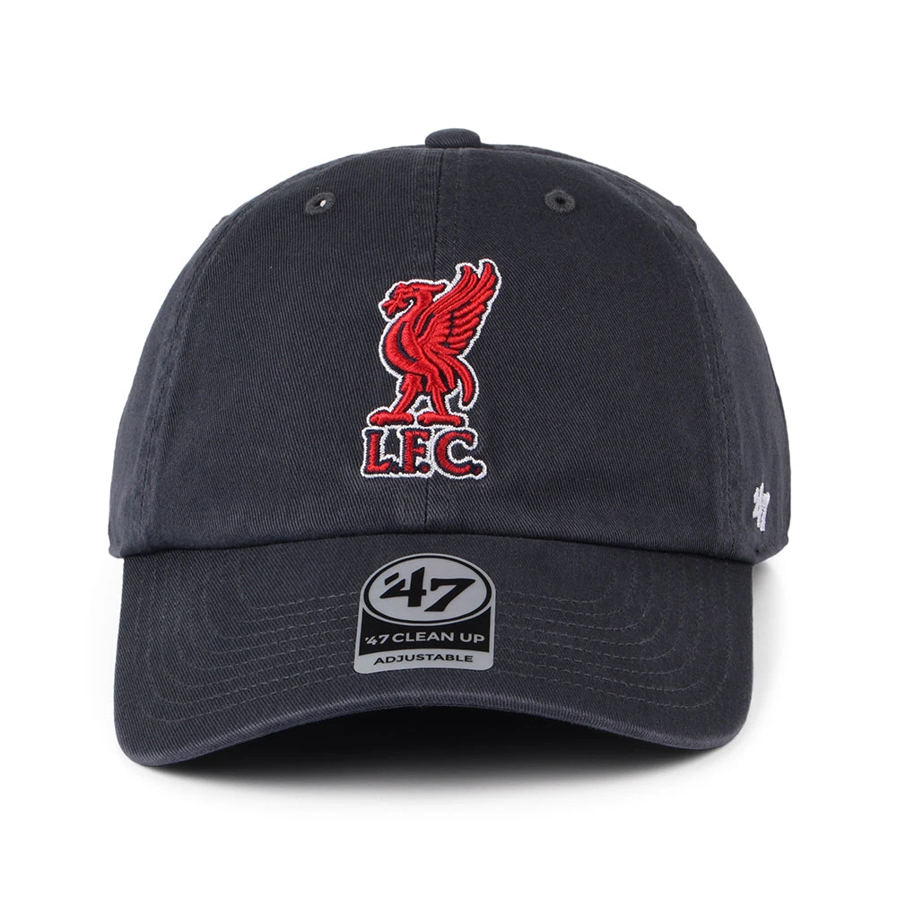'47 BRAND 47 Brand Liverpool FC Baseball Cap - Clean Up - Washed Navy - Image 2