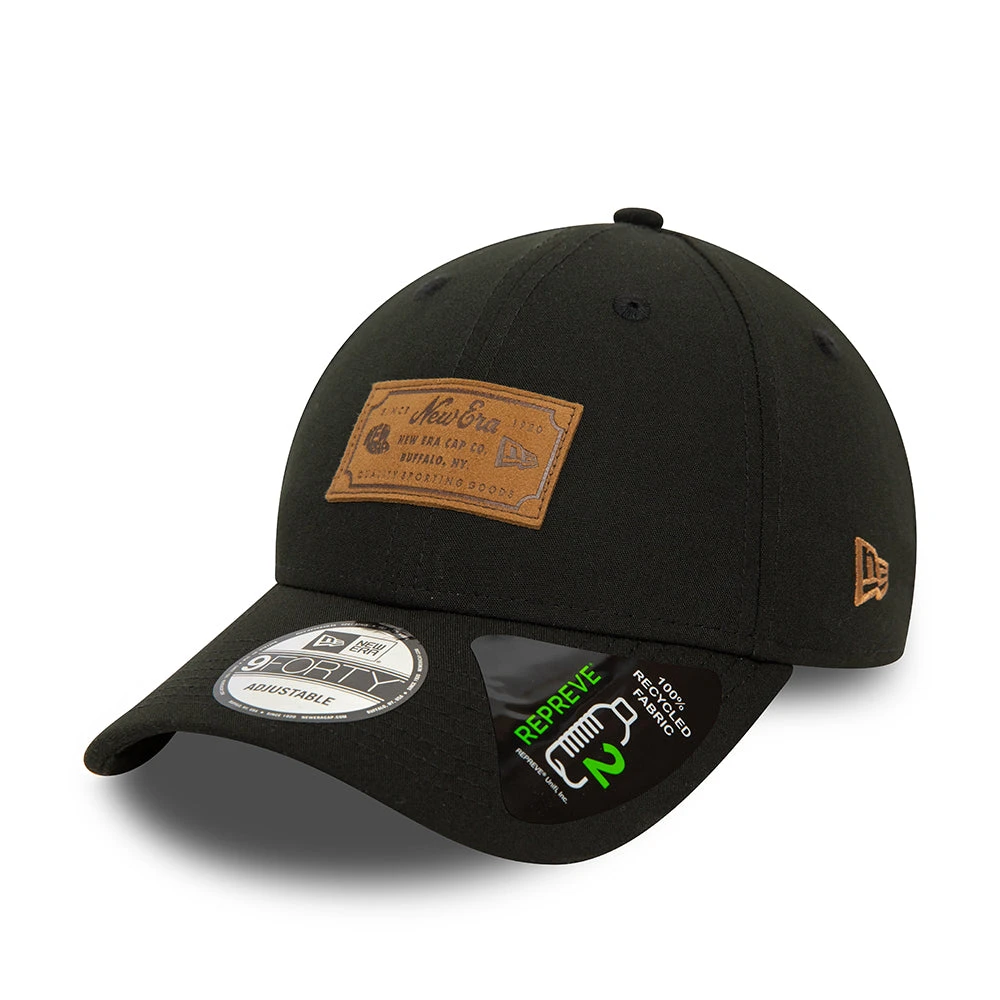 New Era 9FORTY Repreve Baseball Cap - New World - Black