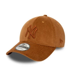 New Era 9FORTY New York Yankees Baseball Cap MLB Cord - Toffee