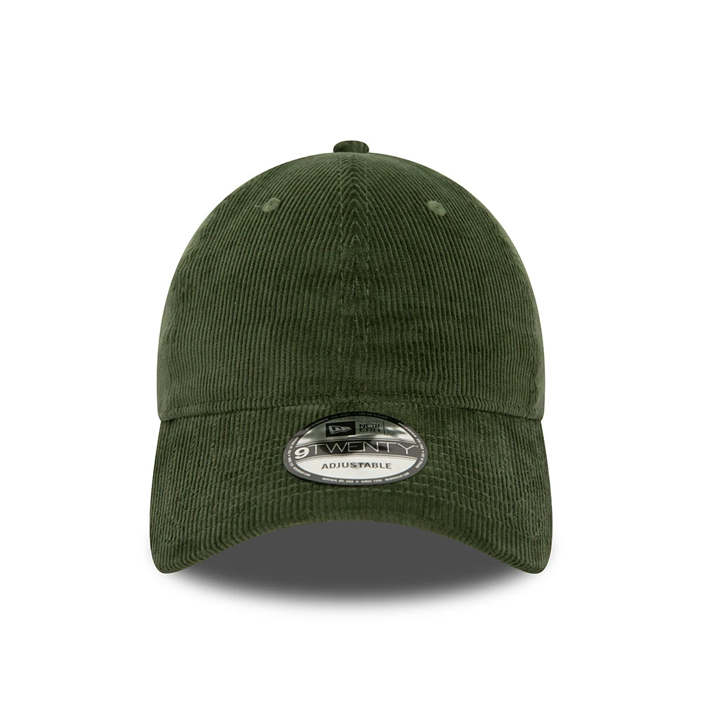New Era 9TWENTY Baseball Cap - NE Cord - Dark Green - Image 2