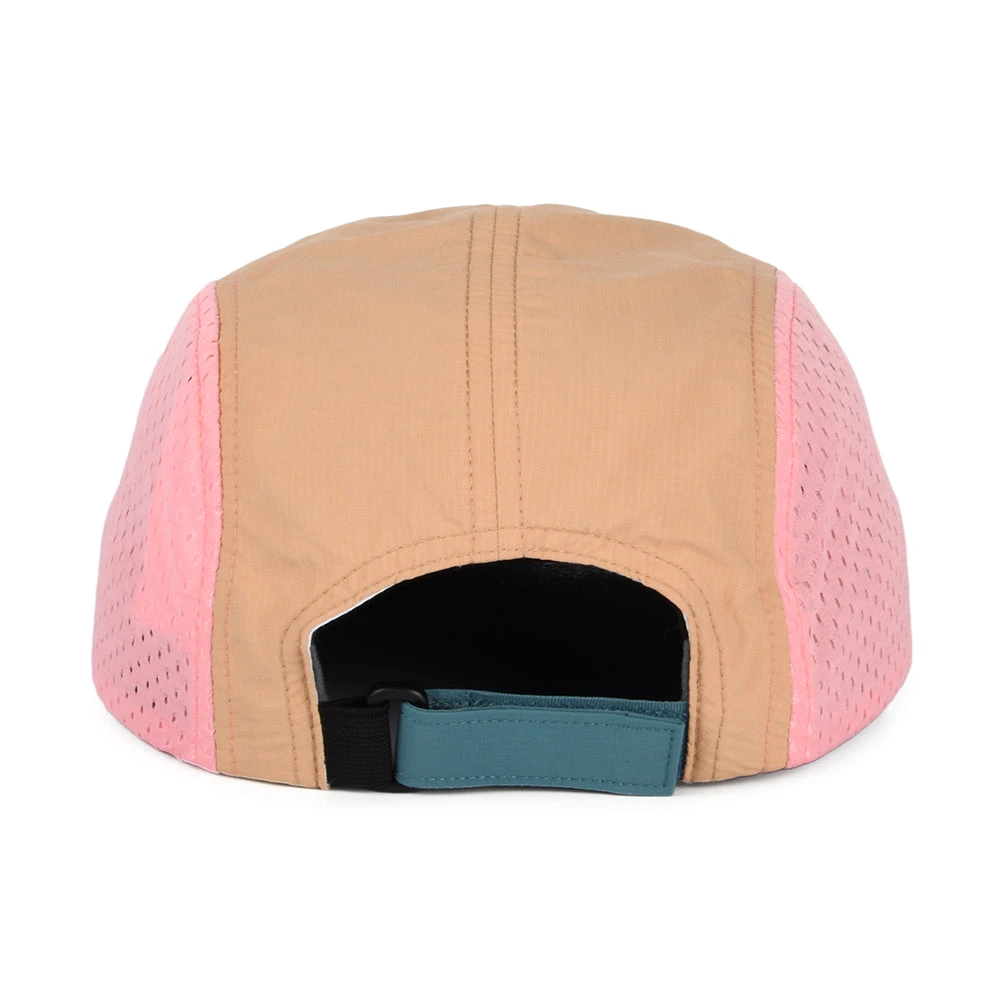 Columbia Hats Wingmark 5 Panel Cap - Blue-Tan-Pink - Image 3