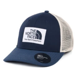 The North Face Hats Mudder Deep Fit Recycled Trucker Cap - Blue-White