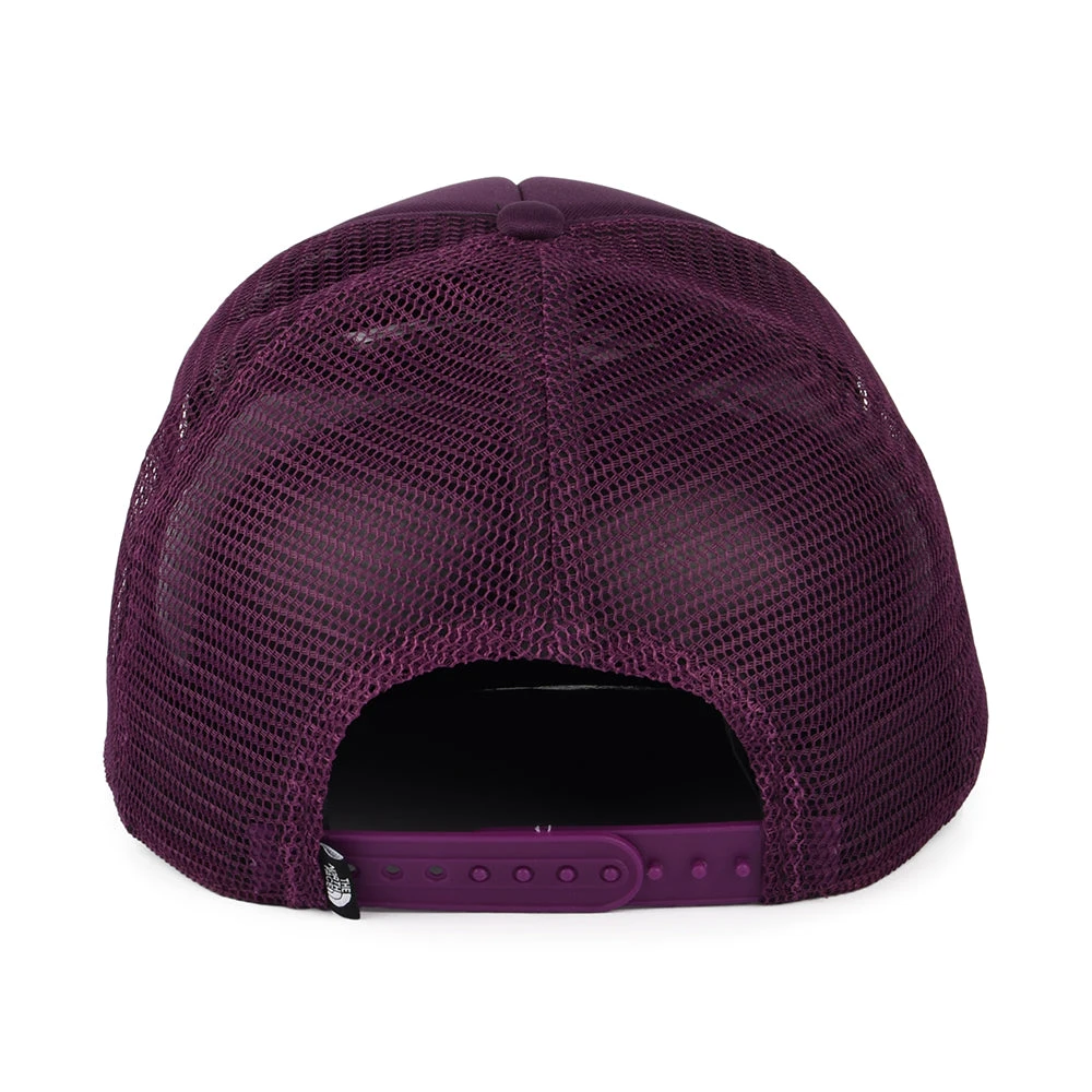 The North Face Hats TNF Logo Deep Fit Trucker Cap - Purple-Blackcurrant - Image 3
