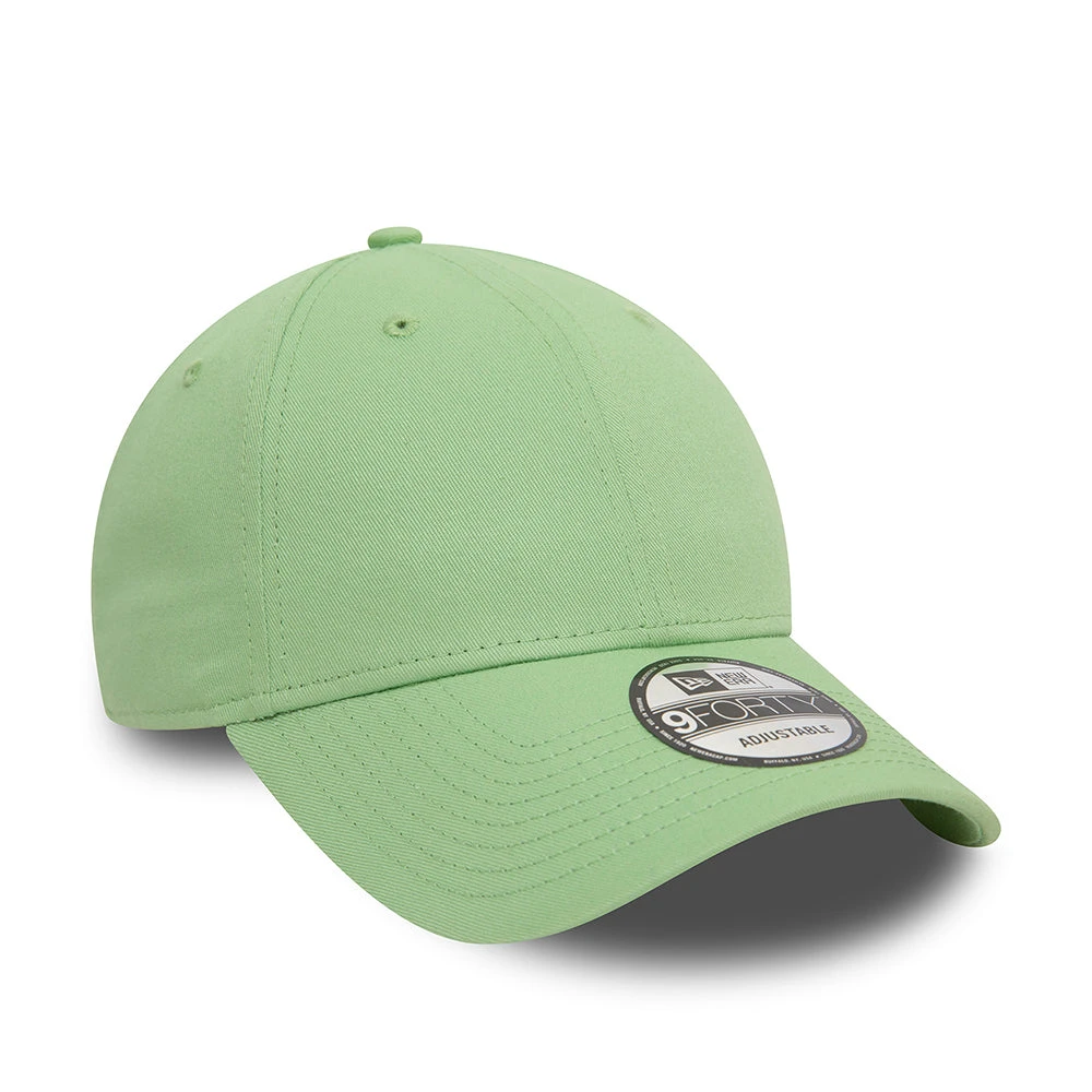 New Era 9FORTY Blank Baseball Cap - NE Essential - Light Green - Image 3