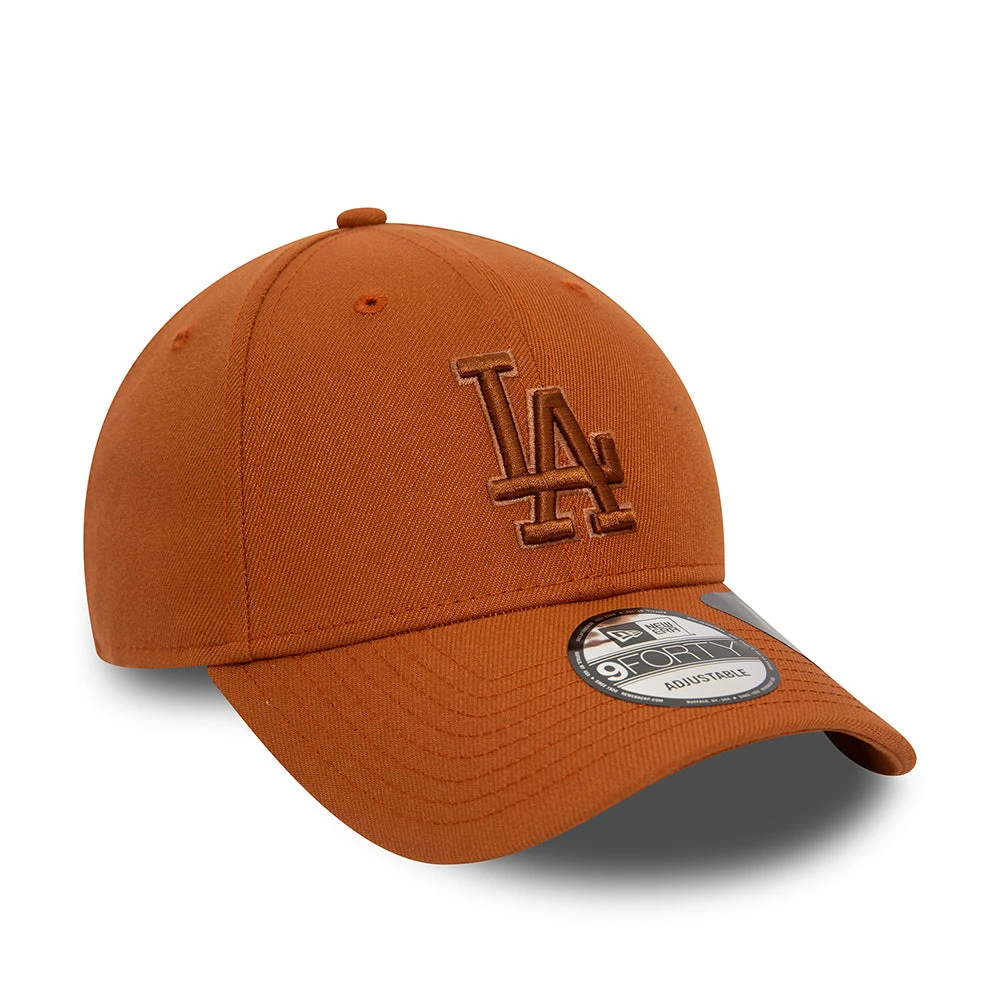 New Era 9FORTY L.A. Dodgers Baseball Cap - MLB Repreve Outline - Rust - Image 2