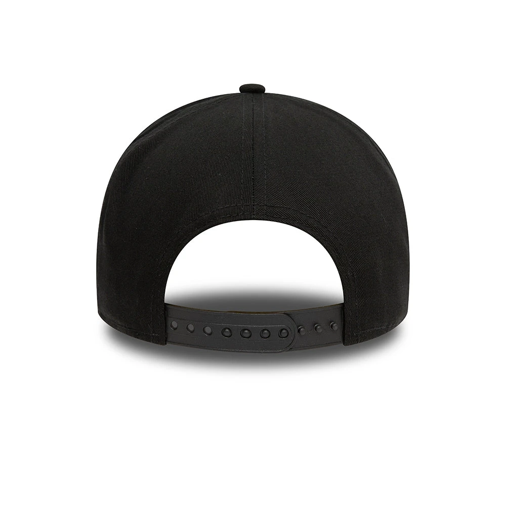 New Era 9FORTY Phoenix Suns A-Frame Snapback Cap - NBA Tonal - Black On Black - Image 3