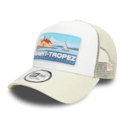 New Era Saint-Tropez A-Frame Trucker Cap - NE Summer - White-Off White