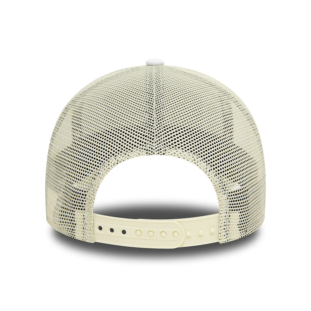 New Era Saint-Tropez A-Frame Trucker Cap - NE Summer - White-Off White - Image 4
