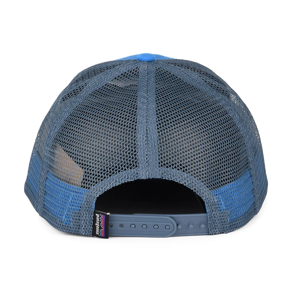 Patagonia Hats P-6 Logo Organic Cotton LoPro Trucker Cap - Blue - Image 3