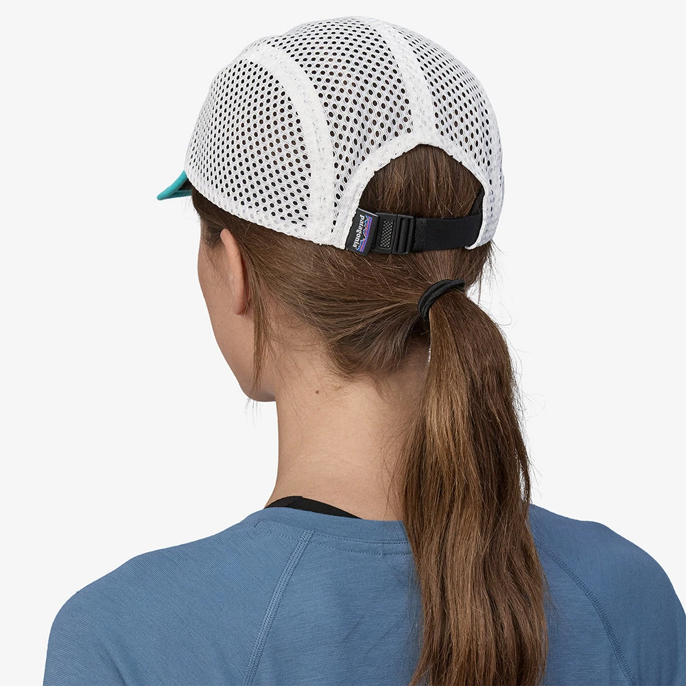 Patagonia Hats Duckbill Recycled 5 Panel Cap - Lime-Mint-White - Image 3