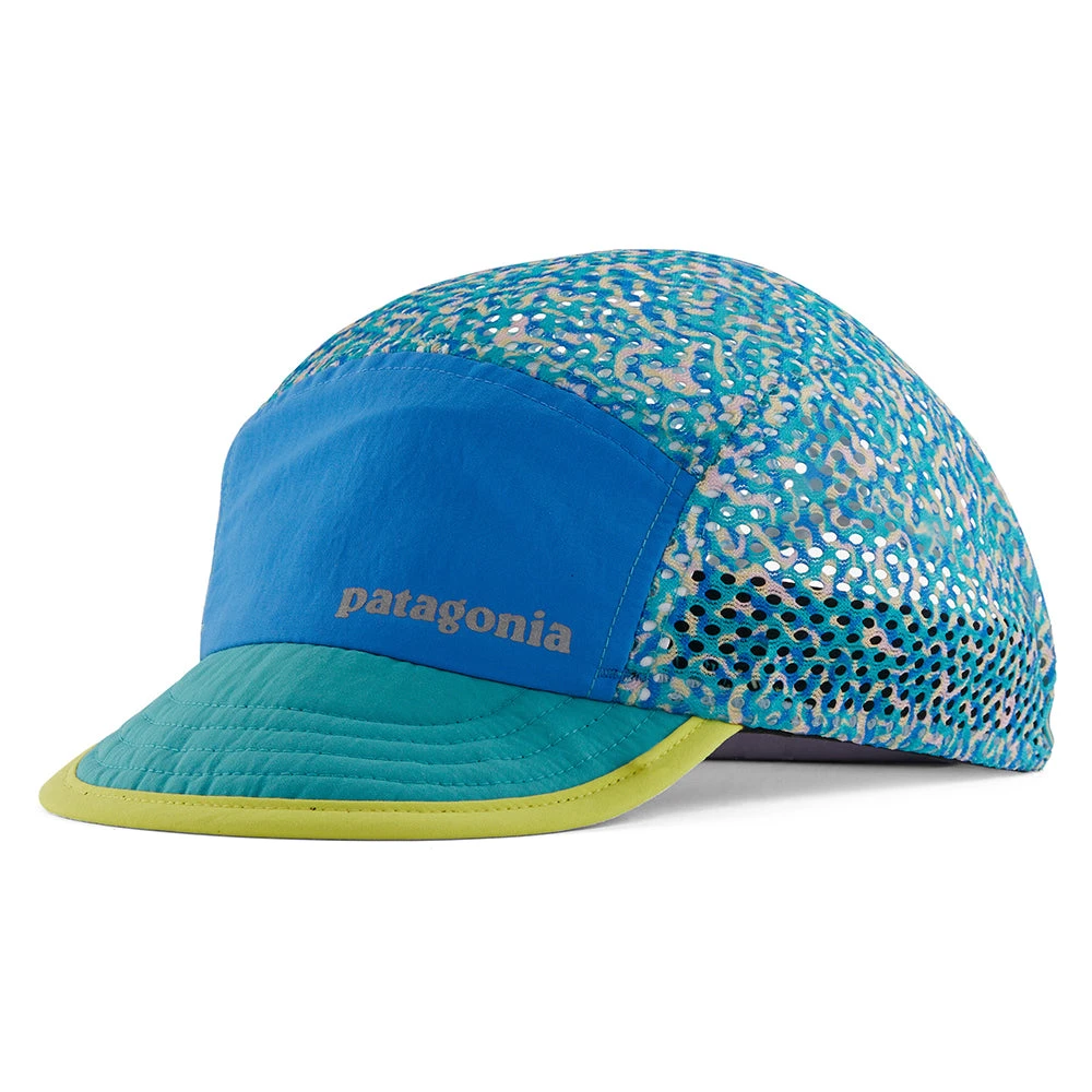 Patagonia Hats Sea Texture Duckbill Recycled 5 Panel Cap - Teal-Multi