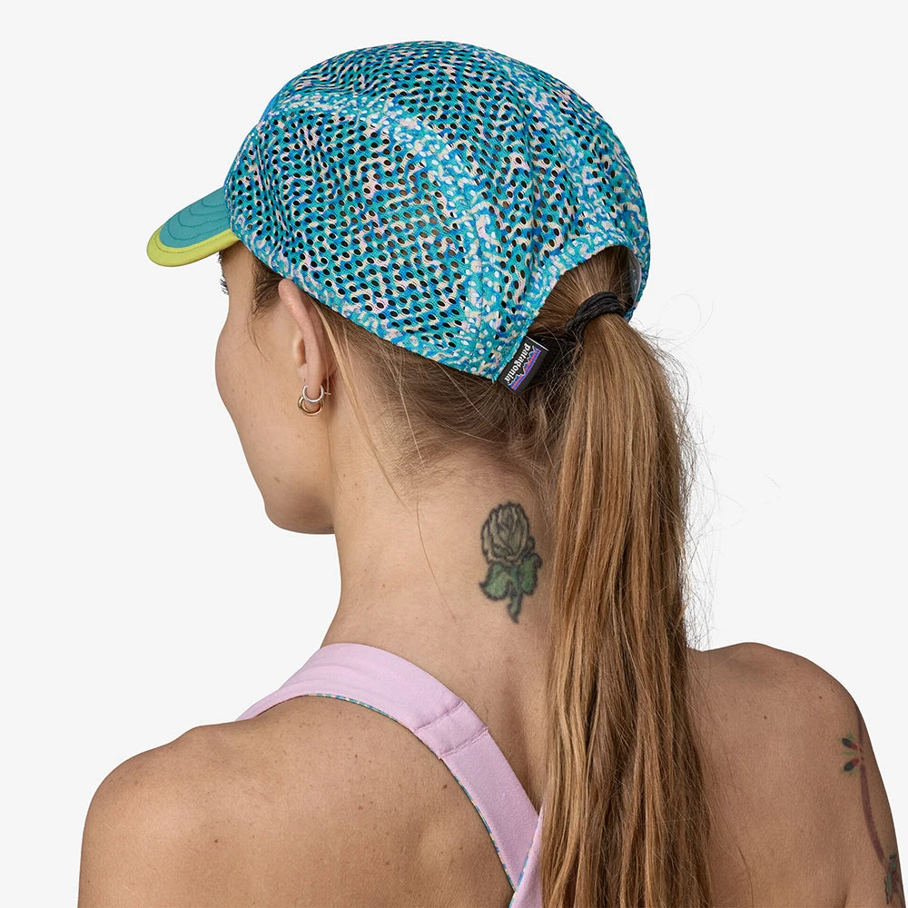 Patagonia Hats Sea Texture Duckbill Recycled 5 Panel Cap - Teal-Multi - Image 3