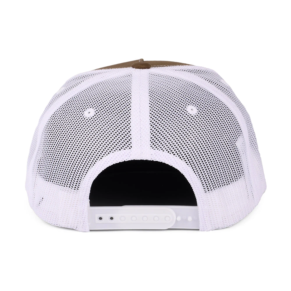 Brixton Hats Oath Trucker Cap - Brown-White - Image 3