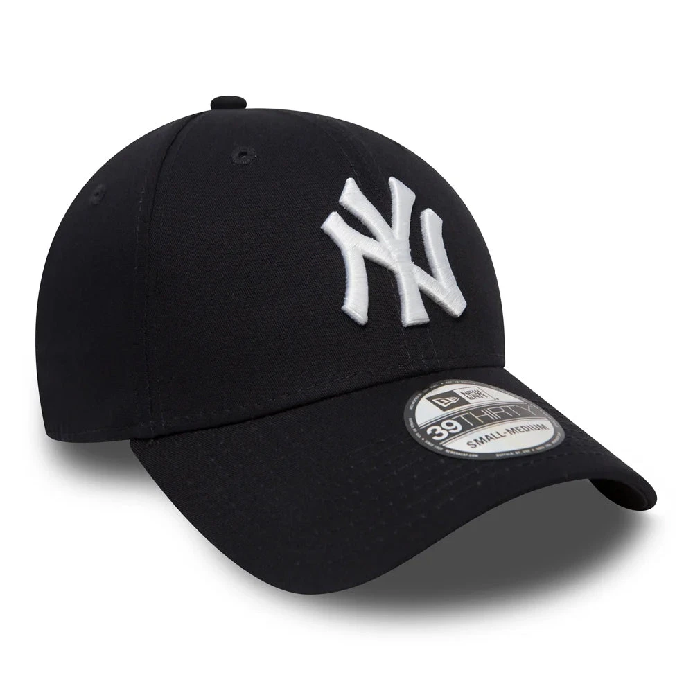 New Era 39THIRTY New York Yankees Baseball Cap - MLB League Essential - Navy Blue - Image 2