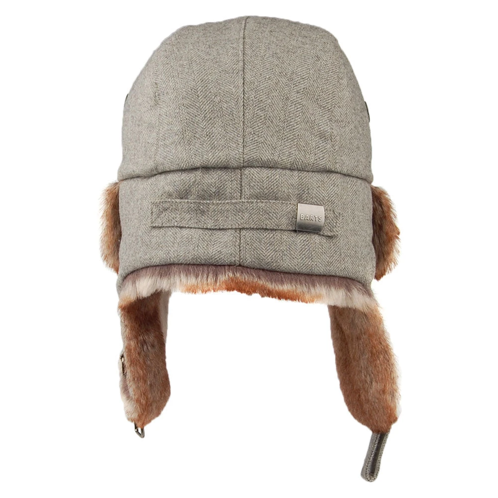Barts Hats Kamikaze Herringbone Trapper Hat - Grey - Image 3