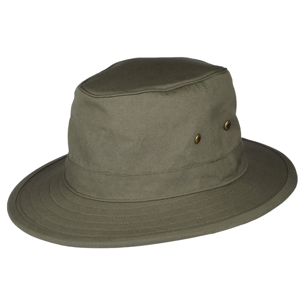 Failsworth Hats Traveller Crushable Sun Hat - Khaki