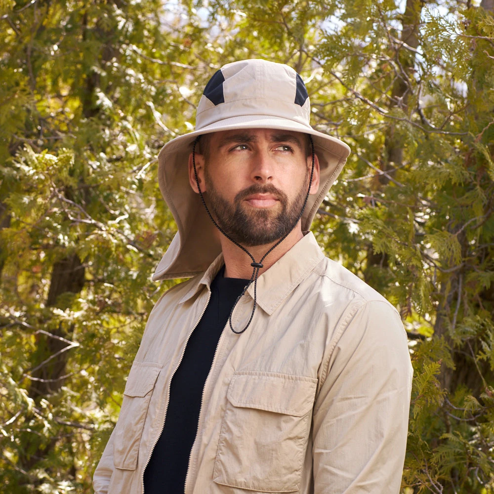 Tilley Hats Ultralight Cape Sun Hat - Taupe - Image 6