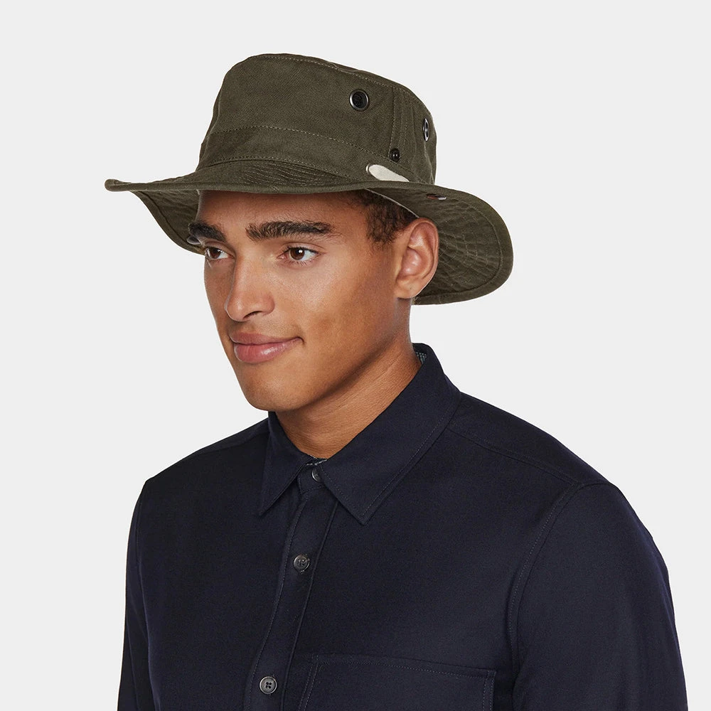 Tilley Hats T3 Wanderer Packable Sun Hat - Olive - Image 3