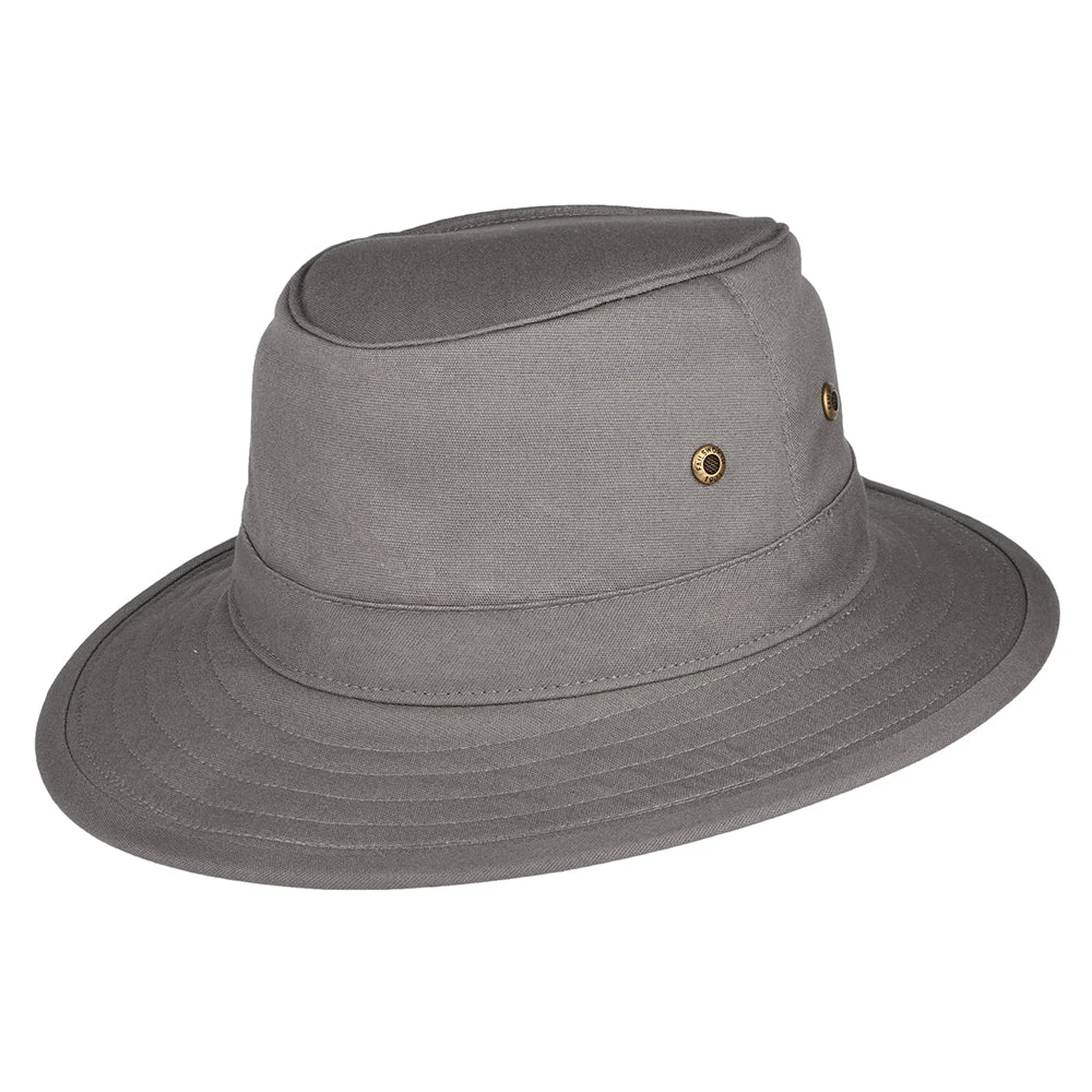 Failsworth Hats Traveller Crushable Sun Hat - Grey