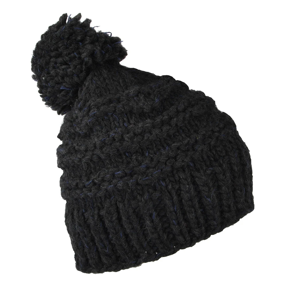 Barts Hats Jasmin Bobble Hat - Charcoal - Image 2