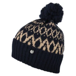 Joules Hats Shetland Bobble Hat - Navy Blue
