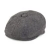 Jaxon & James Baby Herringbone Newsboy Cap - Charcoal