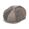 Jaxon & James Baby Herringbone Patch Newsboy Cap - Multi-Coloured