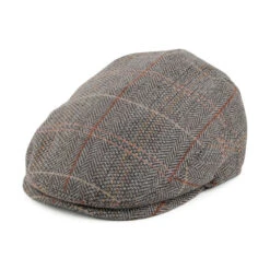 Jaxon & James Baby Tweed Flat Cap - Brown-Grey