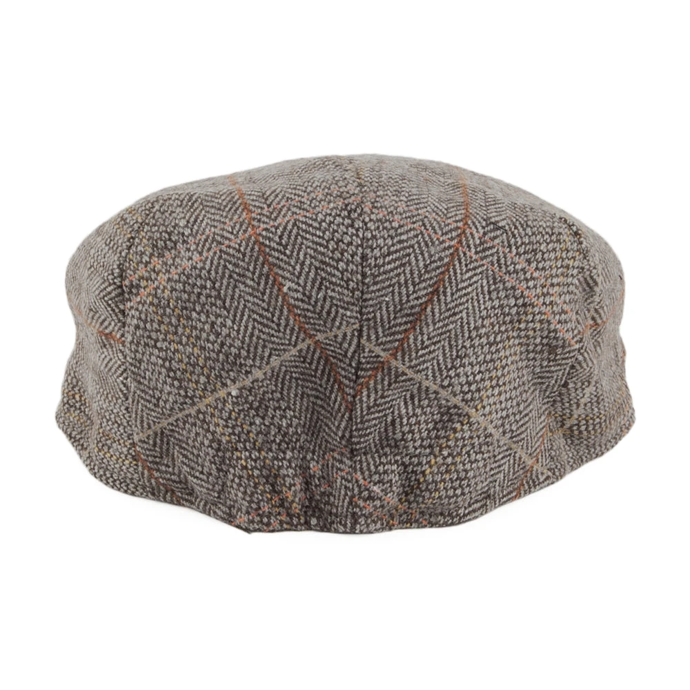 Jaxon & James Kids Tweed Flat Cap - Brown-Grey - Image 3