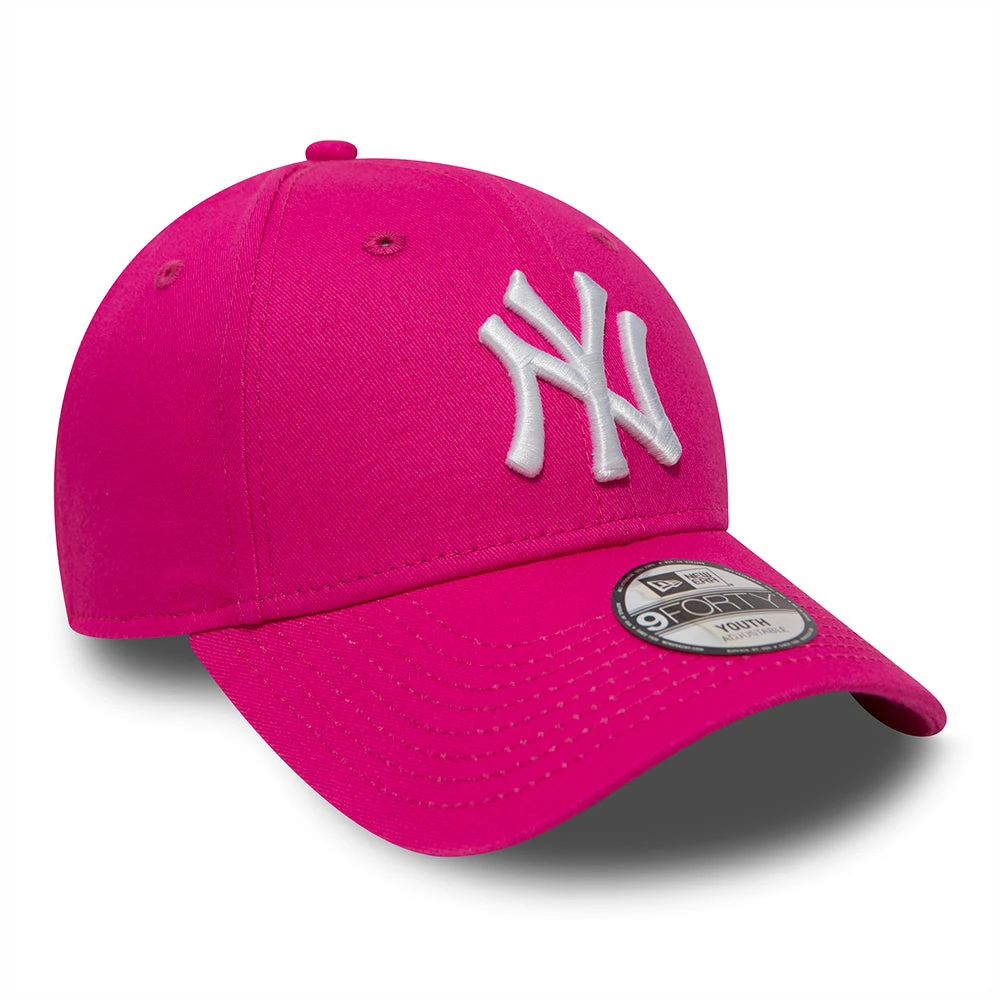 New Era Kids 9FORTY New York Yankees Baseball Cap - MLB League Essential - Pink - Image 2