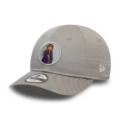 New Era Baby 9FORTY Anna Baseball Cap - Disney Frozen Character Logo - Grey