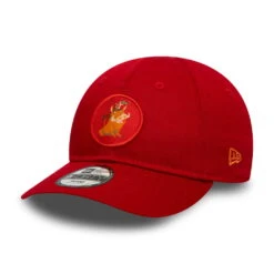 New Era Baby 9FORTY Timon And Pumbaa Baseball Cap - Disney Lion King Logo - Scarlet