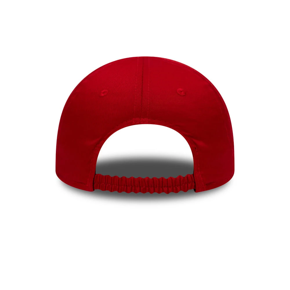 New Era Baby 9FORTY Timon And Pumbaa Baseball Cap - Disney Lion King Logo - Scarlet - Image 2