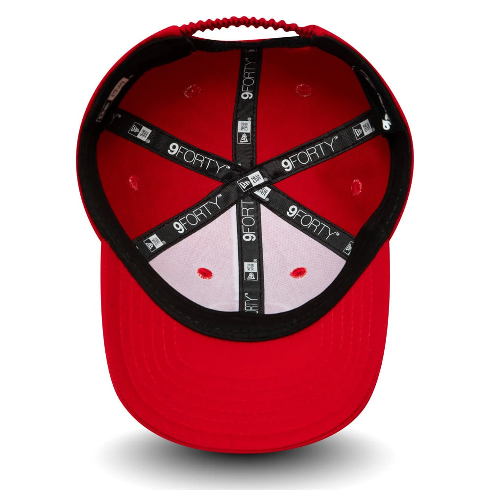 New Era Baby 9FORTY Timon And Pumbaa Baseball Cap - Disney Lion King Logo - Scarlet - Image 3