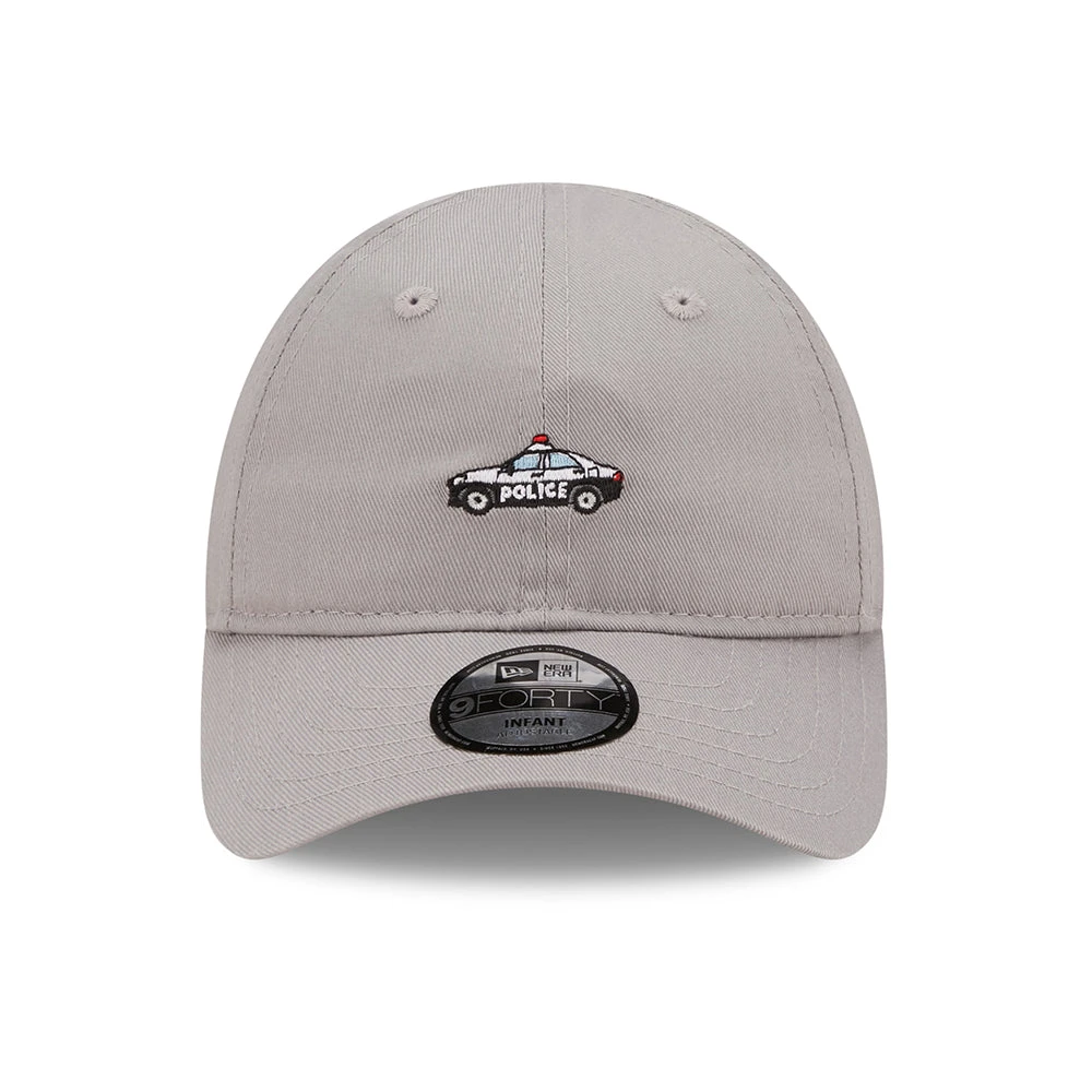 New Era Baby 9FORTY Police Car Baseball Cap - Icon - Grey - Image 2