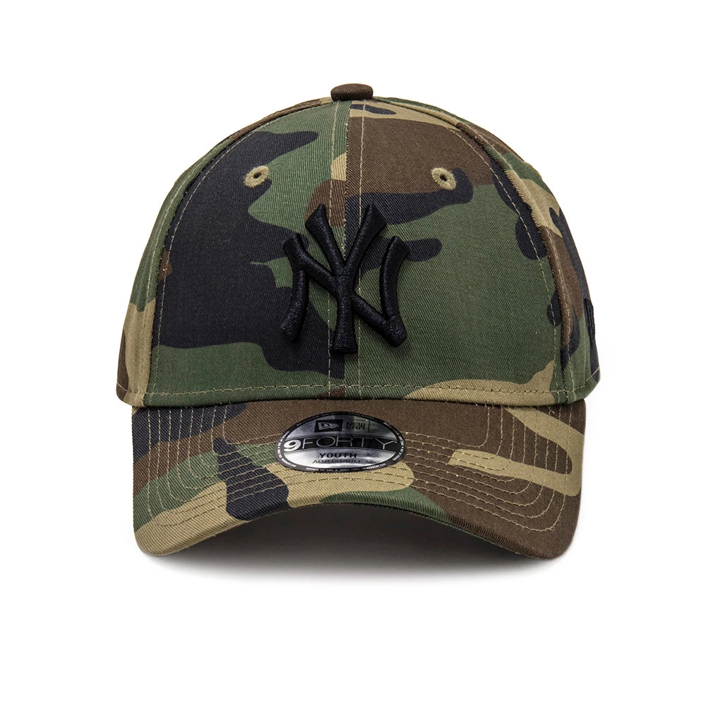 New Era Kids 9FORTY New York Yankees Baseball Cap - League Essential - Camouflage - Image 2