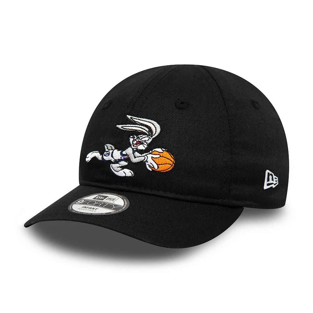 New Era Baby 9FORTY Bugs Bunny Baseball Cap - Looney Tunes Character - Black