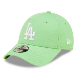 New Era Kids 9FORTY L.A. Dodgers Baseball Cap - MLB League Essential - Light Green-White