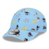 New Era Baby 9FORTY Multi Character Baseball Cap - Looney Tunes AOP - Sky Blue