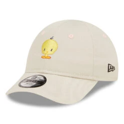 New Era Baby 9FORTY Tweety Bird Baseball Cap - Chibi Looney Tunes - Stone