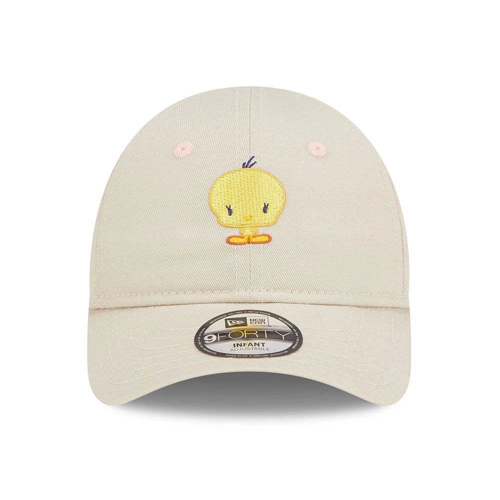 New Era Baby 9FORTY Tweety Bird Baseball Cap - Chibi Looney Tunes - Stone - Image 2