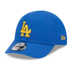 New Era Baby 9FORTY L.A. Dodgers Baseball Cap - MLB League Essential - Azure-Yellow