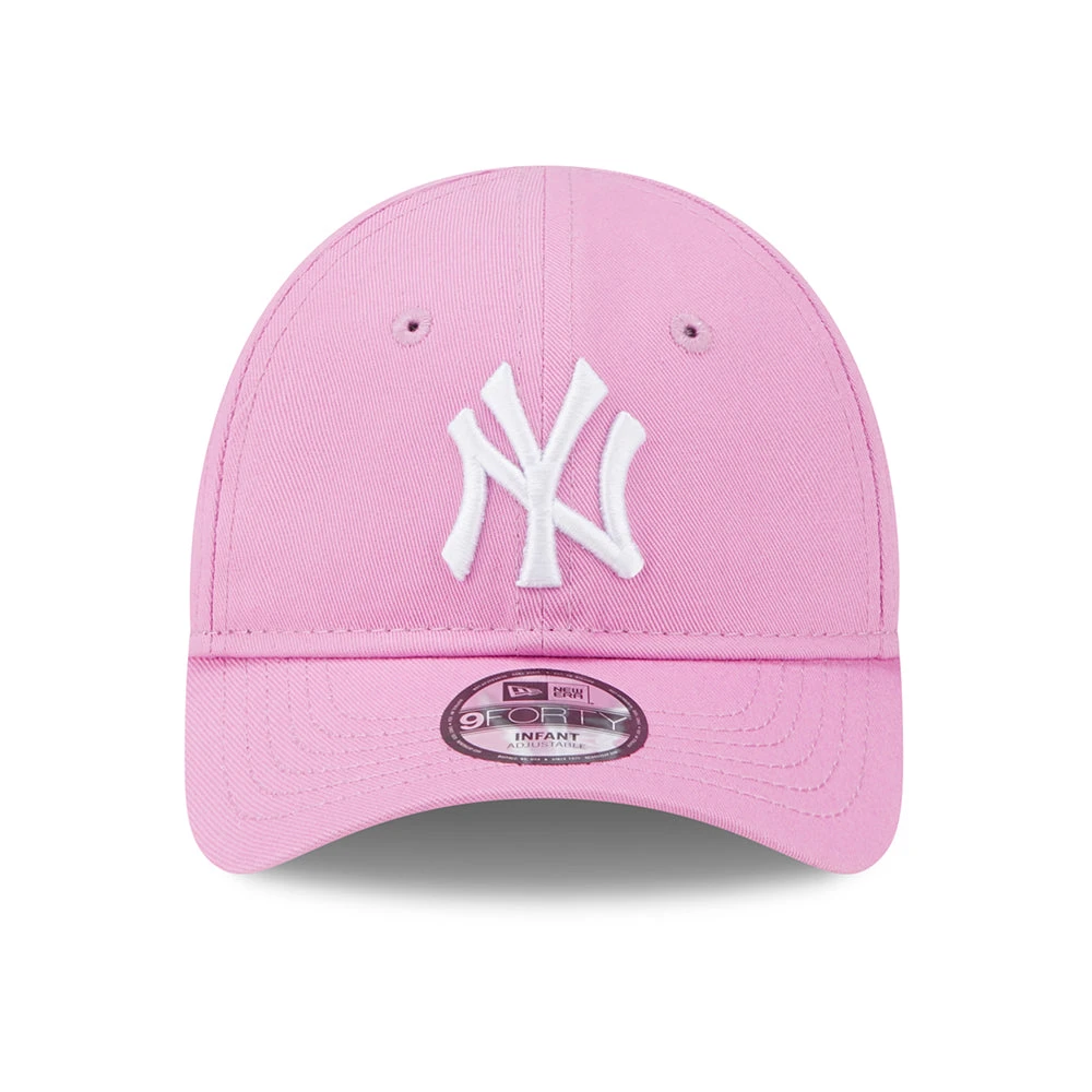 New Era Baby 9FORTY New York Yankees Baseball Cap - MLB League Essential - Rose-White - Image 2